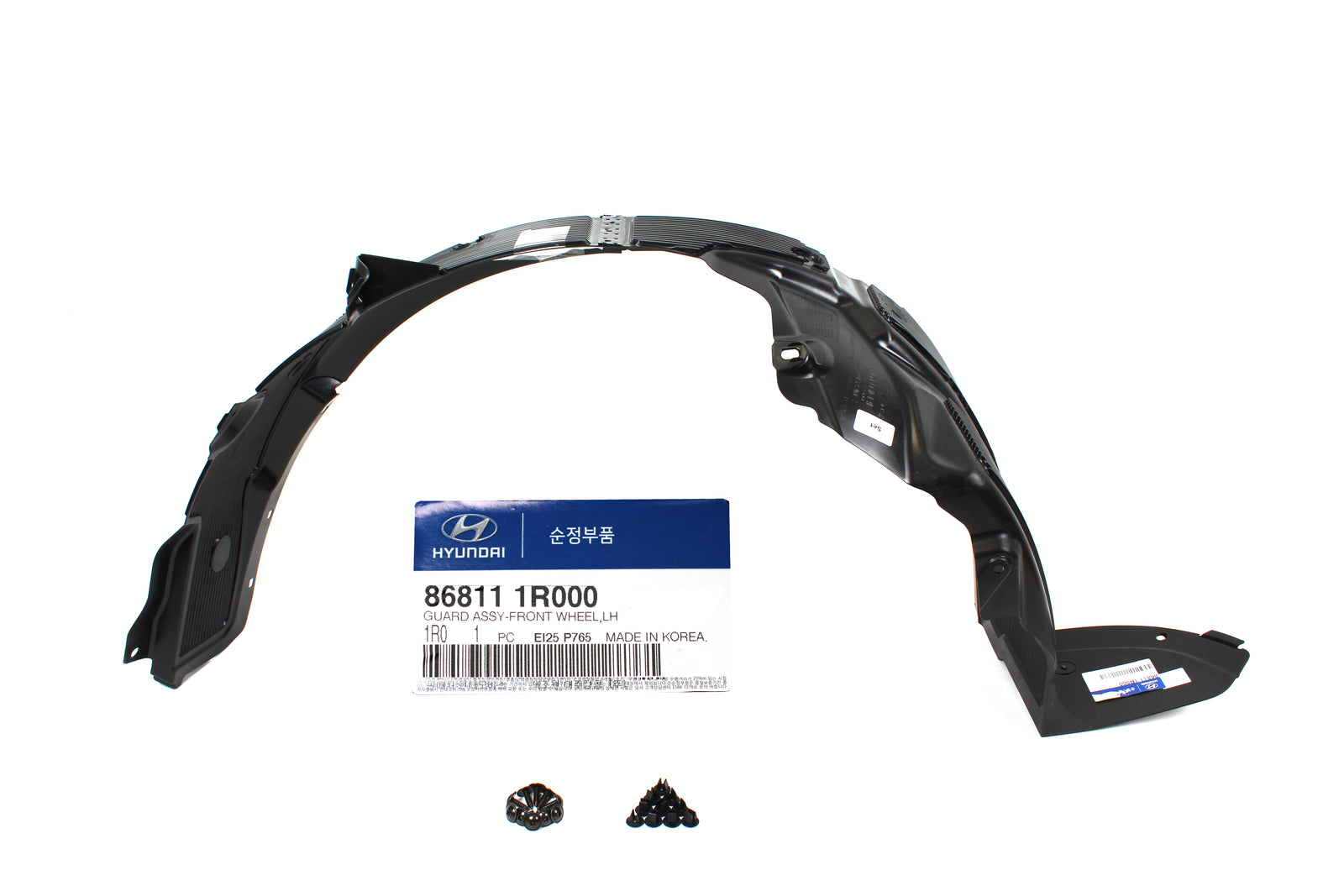 GENUINE Fender Liner FRONT LEFT for 2012-2013 Hyundai Accent 868111R000