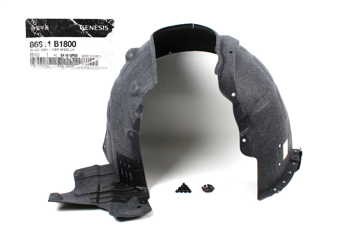 GENUINE Fender Liner FRONT LEFT DRIVER for 18-20 GENESIS G80 Sport 86811B1800