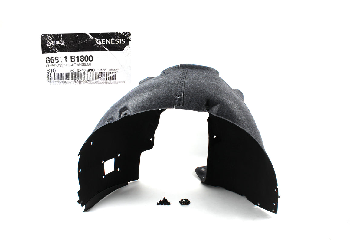 GENUINE Fender Liner FRONT LEFT DRIVER for 18-20 GENESIS G80 Sport 86811B1800