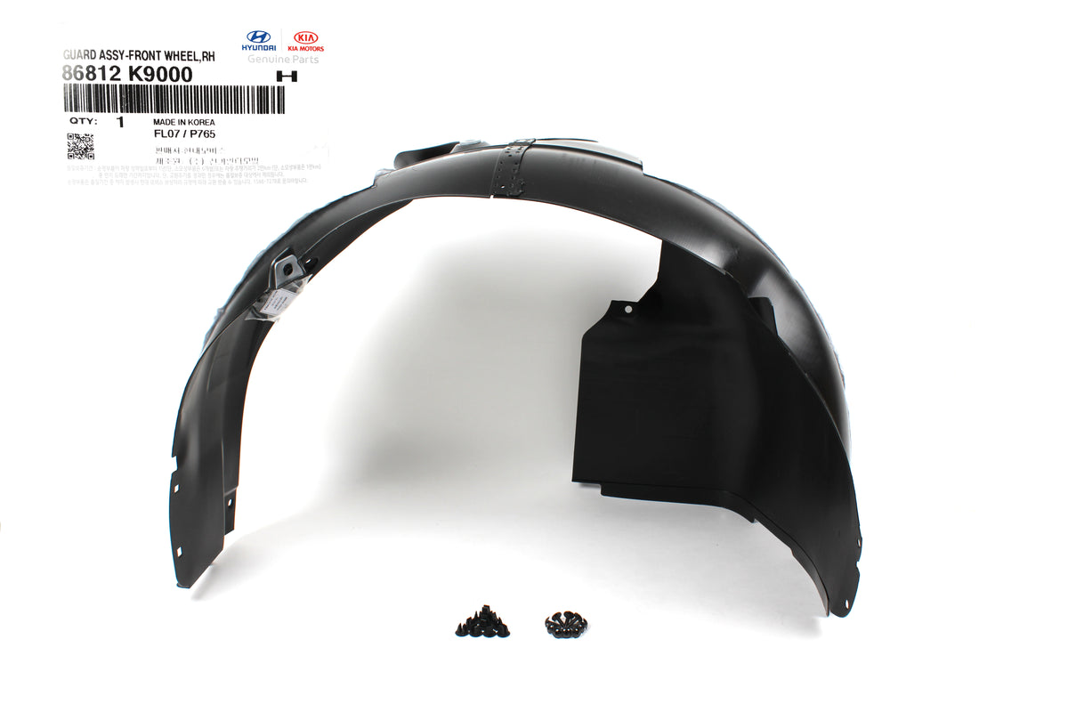 OEM Fender Liner FRONT RIGHT PASSENGER for 19-20 Hyundai Veloster N 86812K9000