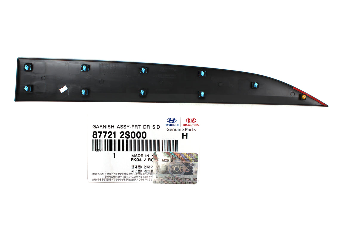 Front Door Side Molding LEFT GENUINE for 2010-2015 Hyundai Tucson 877212S000