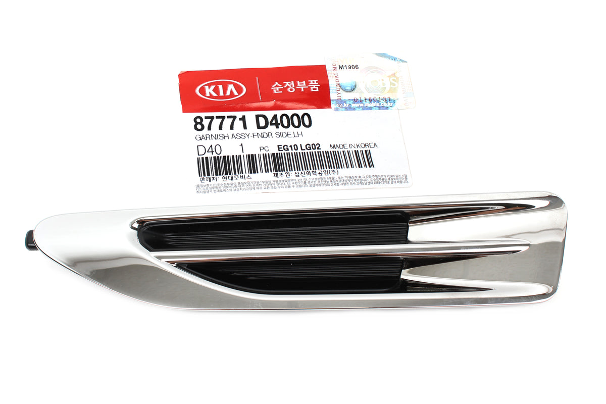 GENUINE FENDER SIDE MOLDING GRILLE FRONT LH &amp; RH for 2016-2018 KIA OPTIMA