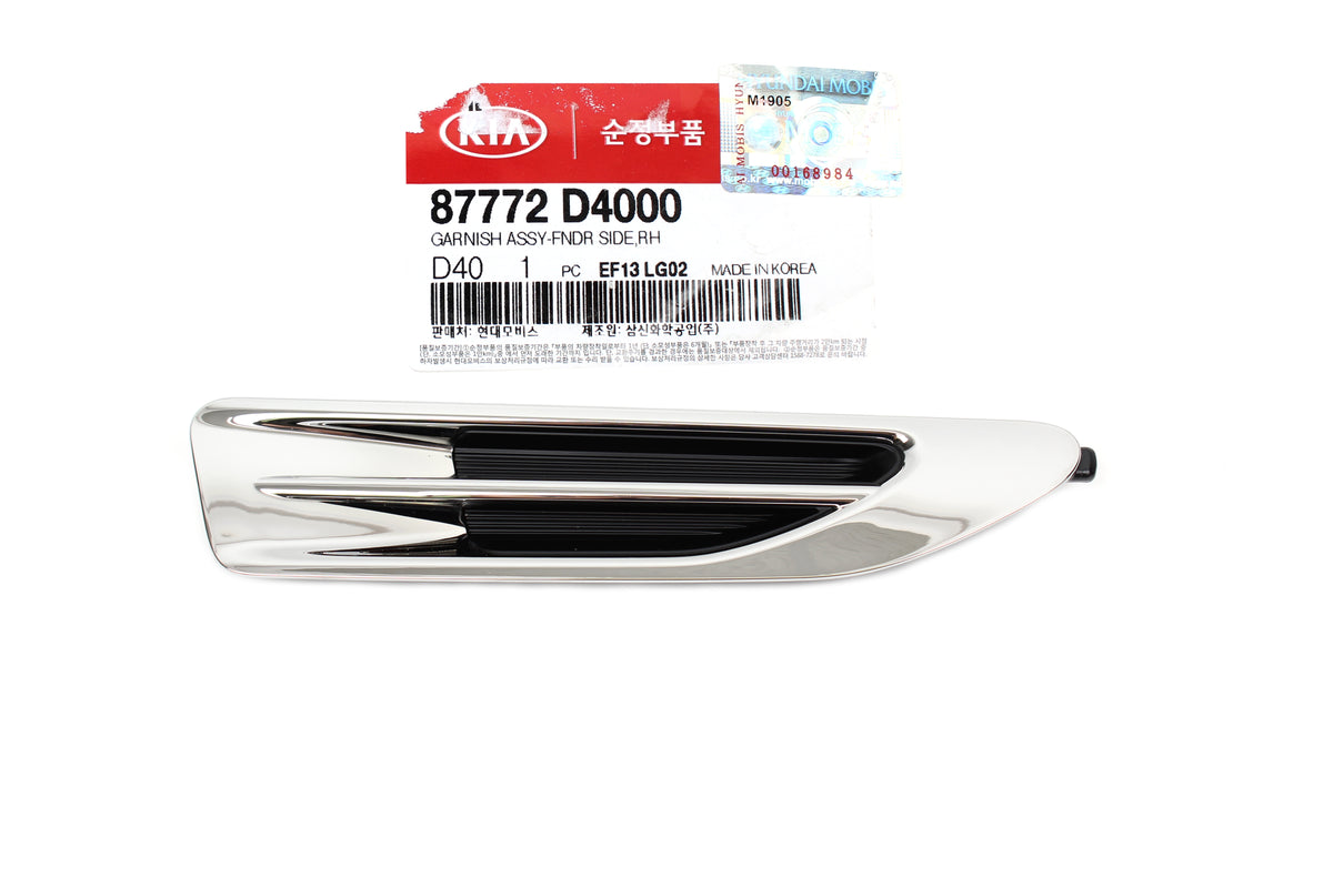 GENUINE FENDER SIDE MOLDING GRILLE FRONT LH &amp; RH for 2016-2018 KIA OPTIMA