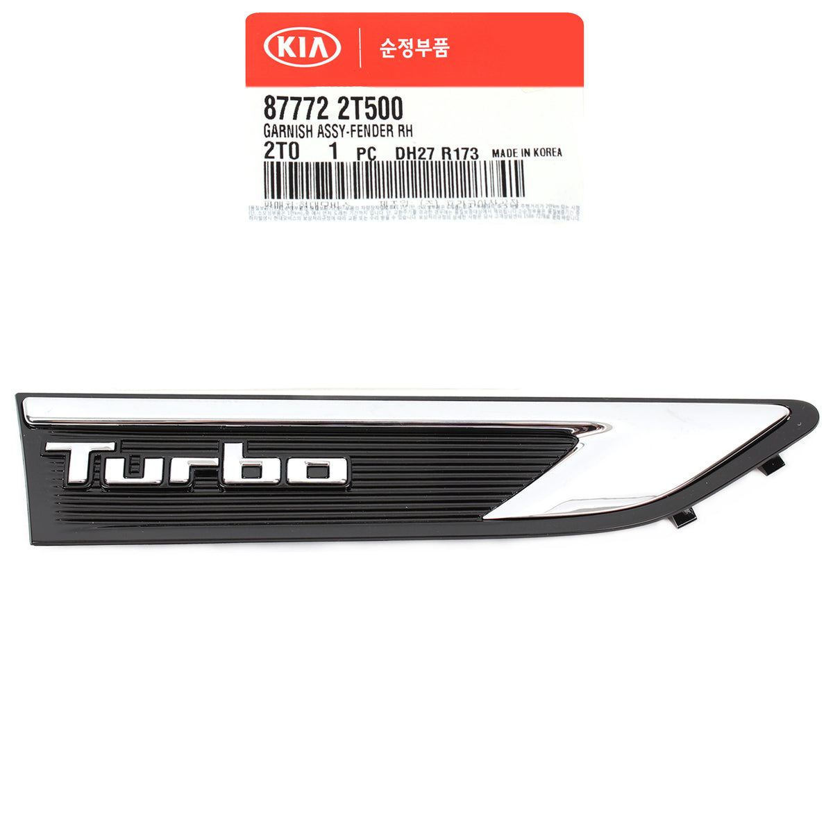 FENDER VENT GRILLE LEFT &amp; RIGHT GENUINEfor 11-15 KIA OPTIMA TURBO 877722T500