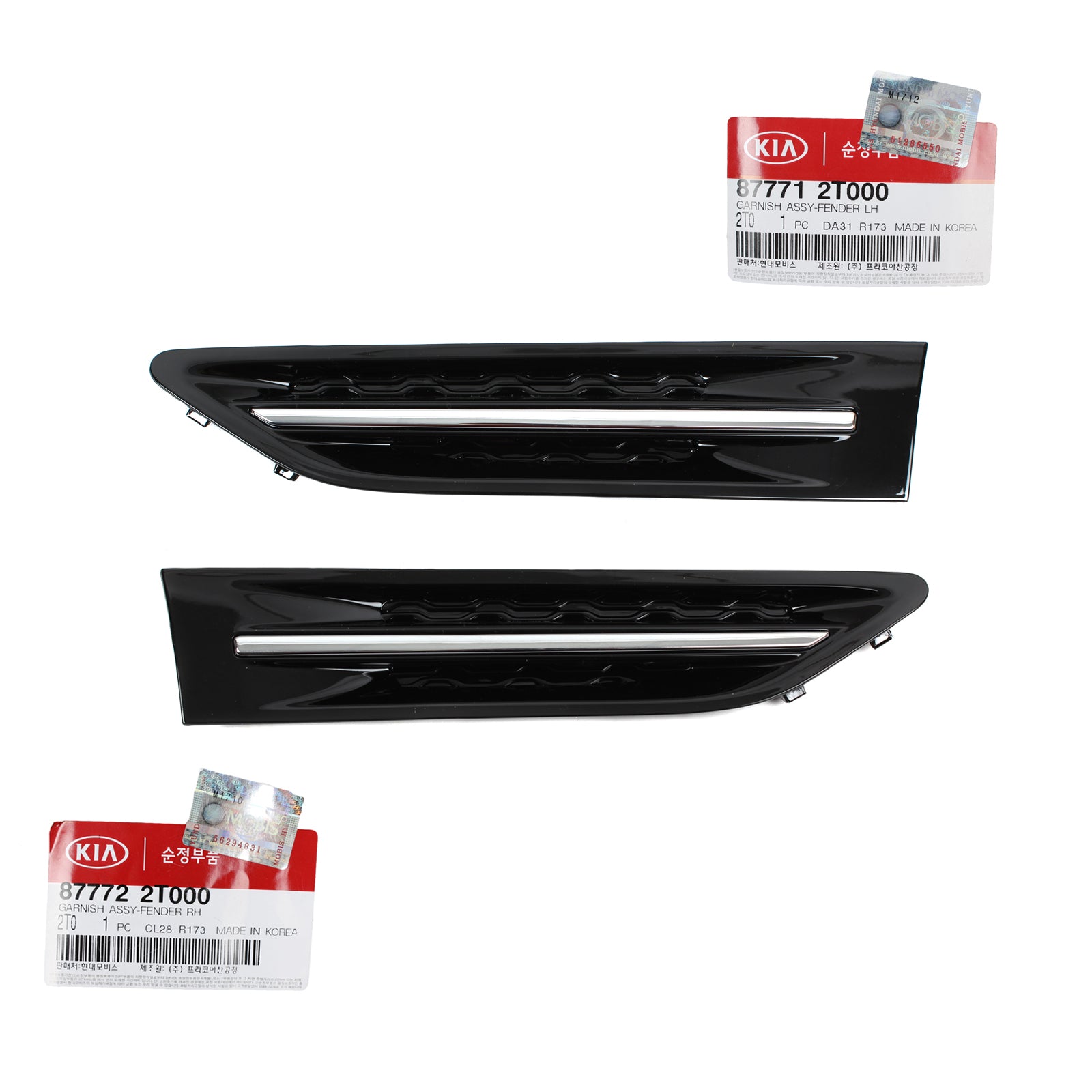 GENUINE Fender-Vent Grille Garnish LH & RH for 2011-2015 Kia Optima OEM