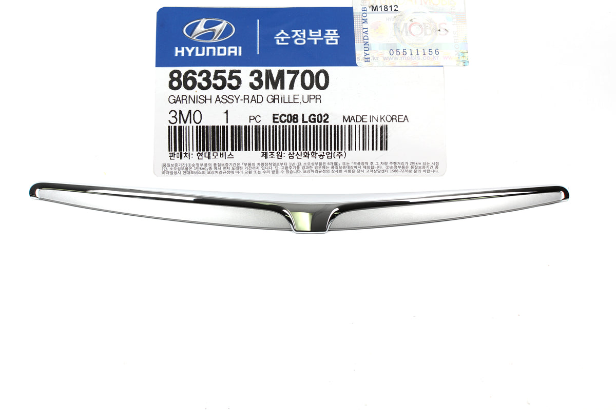 GENUINE HOOD MOLDING CHROME GARNISH for 12-14 HYUNDAI GENESIS 863553M700