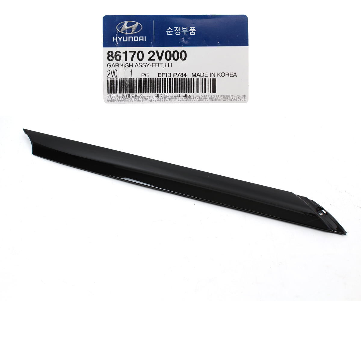 Windshield Pilar Molding LEFT GENUINE for 12-17 Hyundai Veloster 861702V000