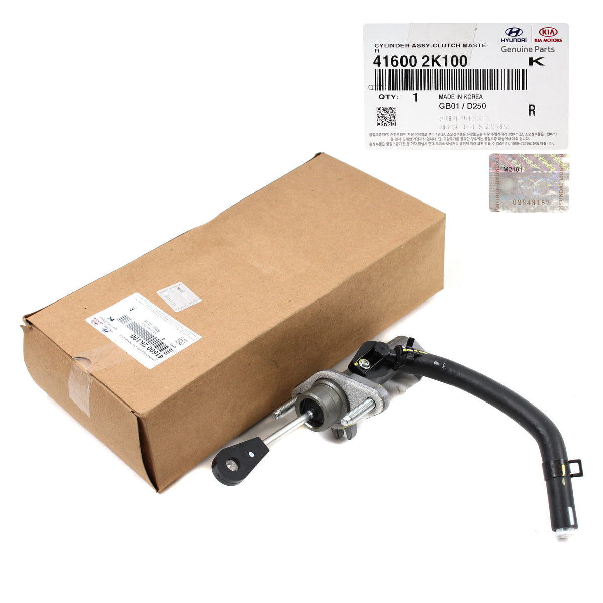 GENUINE Manual Transaxle Clutch Master Cylinder for 10-11 Kia Soul 416002K100