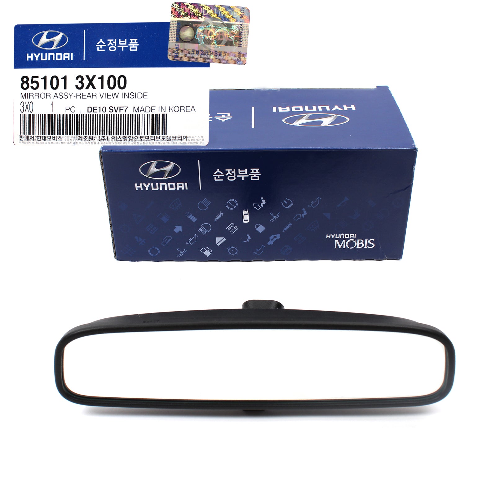 GENUINE Rear View Mirror W/O Auto Dim for Forte Optima Rio Sorento Soul Sportage
