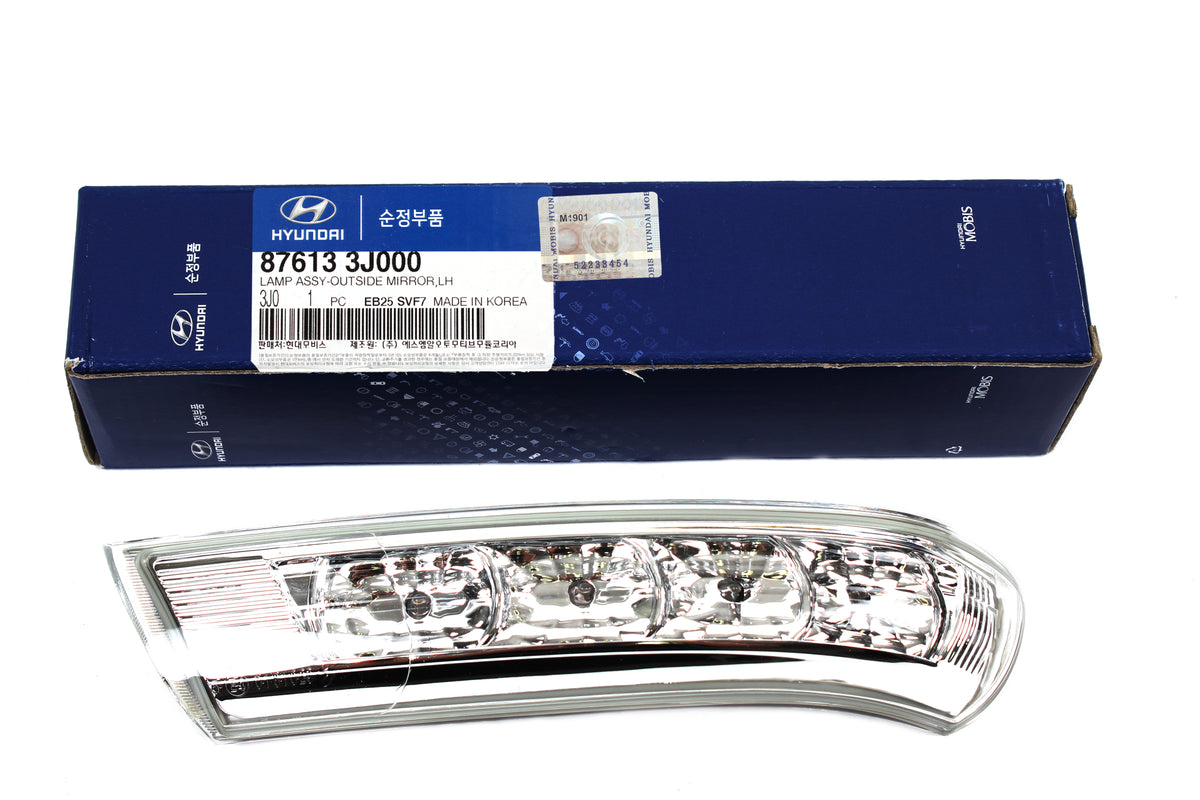 GENUINE SIDE MIRROR SIGNAL lamp LEFT for 07-12 HYUNDAI VERACRUZ OEM 87613 3J000