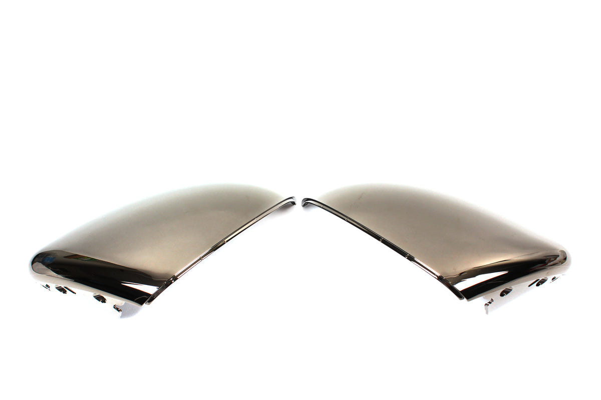 Fits 2018-2020 Kia Singer GENUINE Side Mirror Cover Dark Chrome LEFT &amp; RIGHT