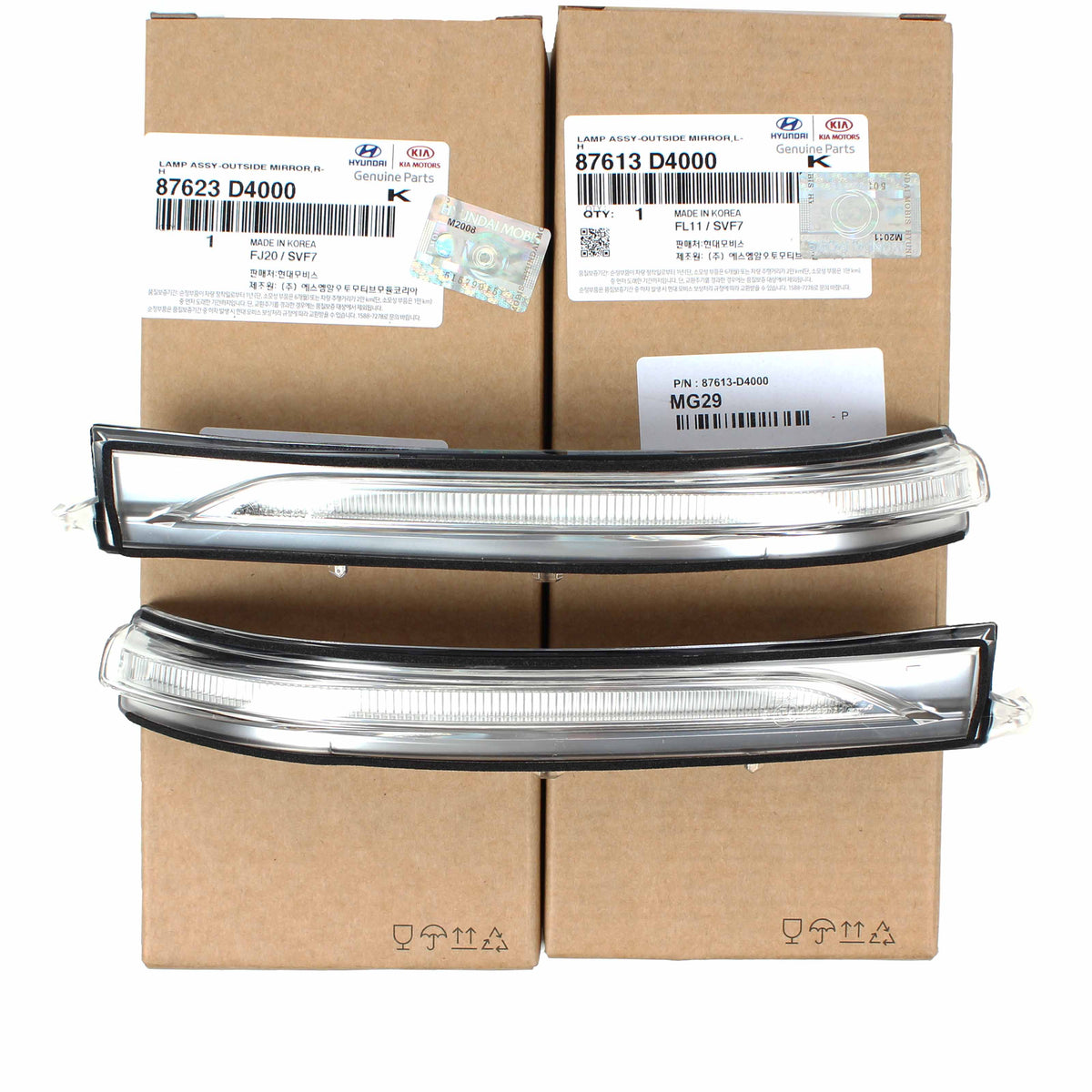 OEM Side Mirror LED lamp LEFT &amp; RIGHT for 17-20 Kia Optima HYBRID 87623D4000