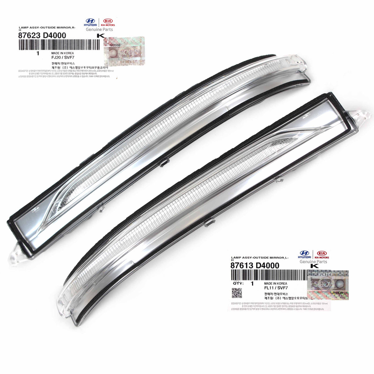 OEM Side Mirror LED lamp LEFT &amp; RIGHT for 17-20 Kia Optima HYBRID 87623D4000