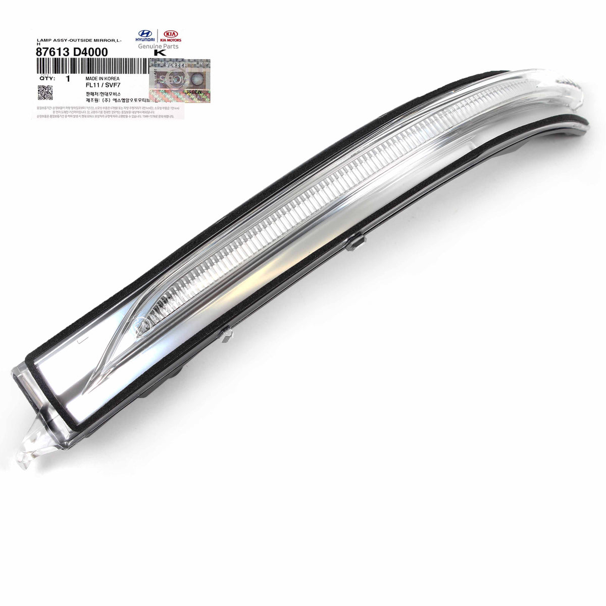 GENUINE Side Mirror LED lamp LEFT DRIVER for 17-20 Kia Optima HYBRID 87613D4000