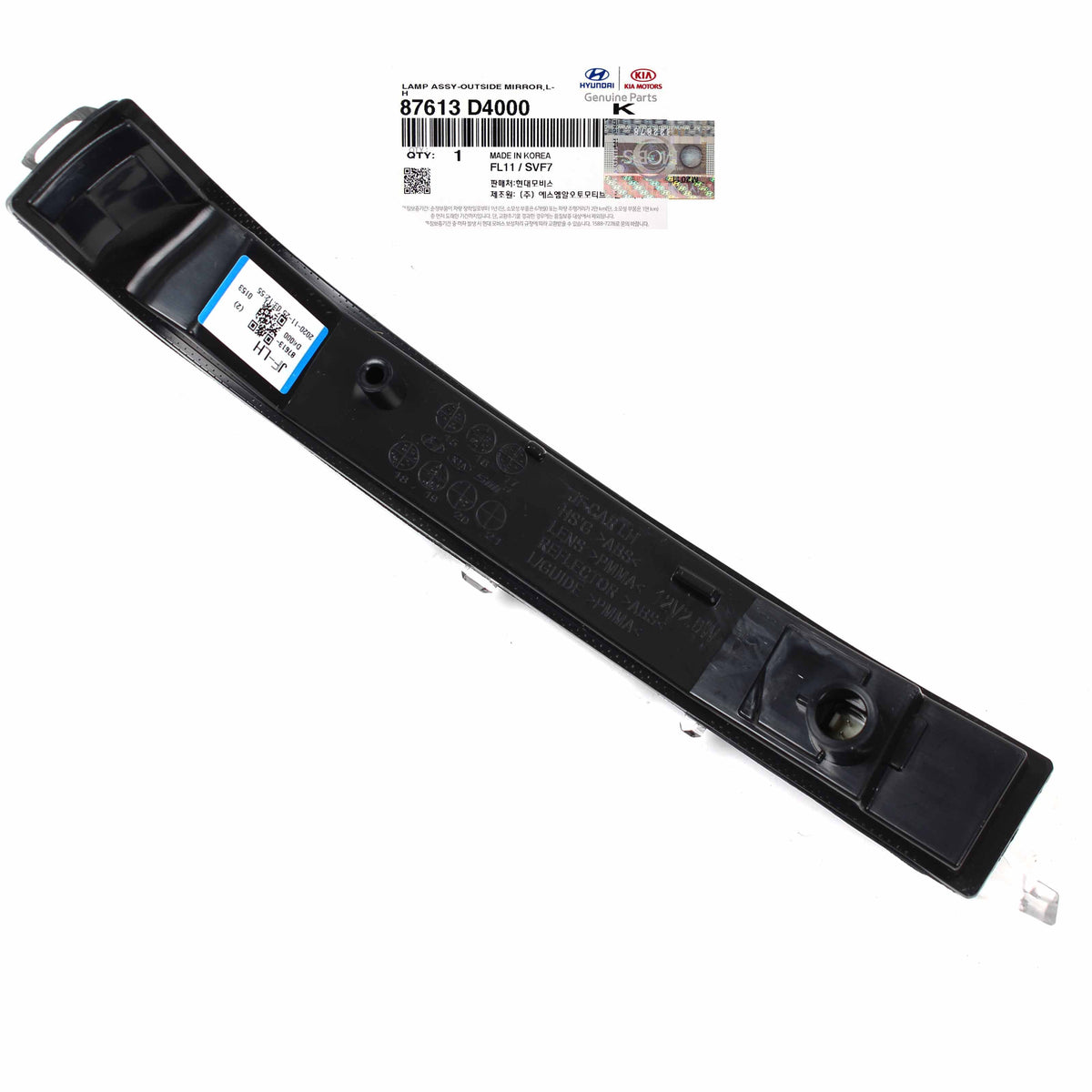 GENUINE Side Mirror LED lamp LEFT DRIVER for 17-20 Kia Optima HYBRID 87613D4000