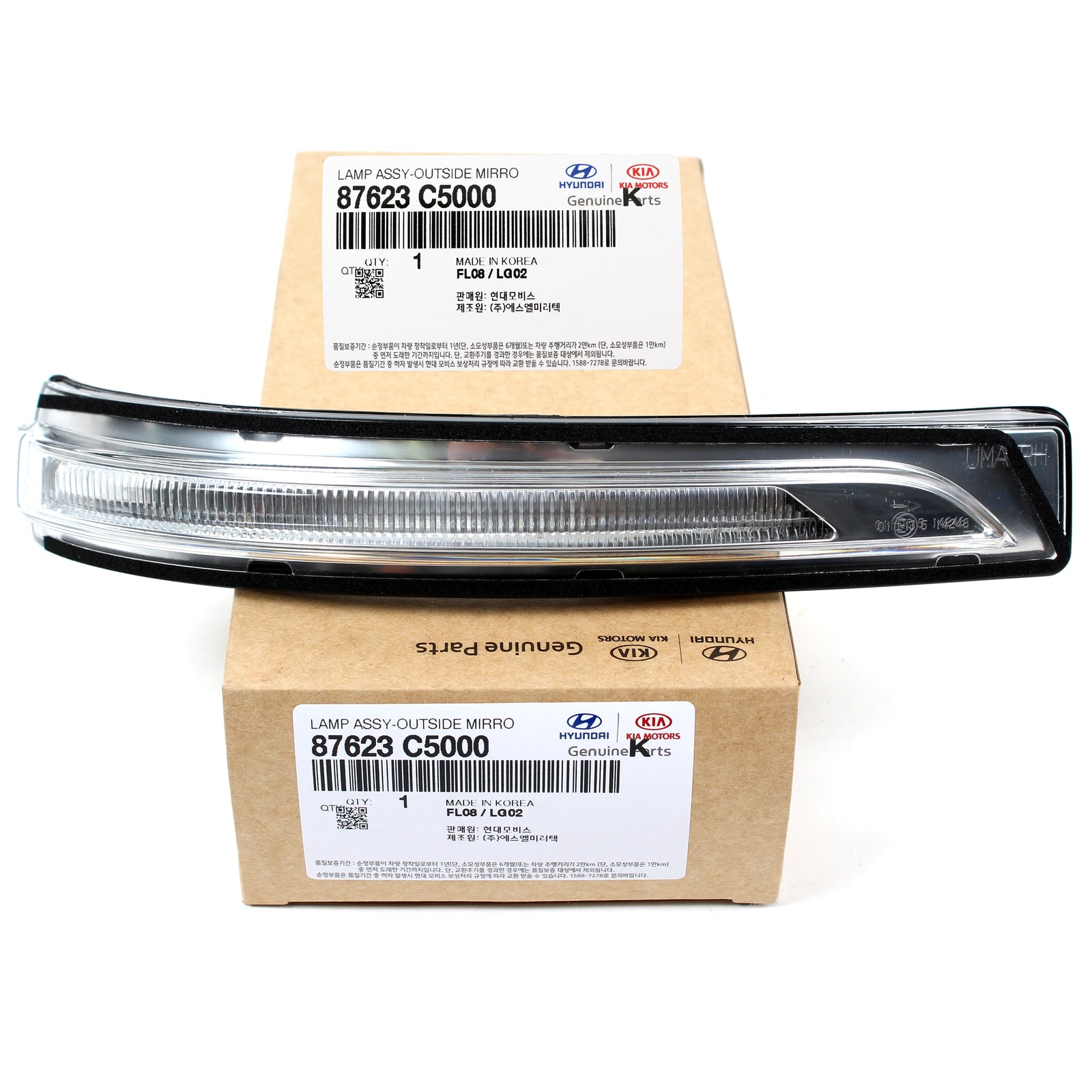 GENUINE Outside Mirror lamp PASSENGER for 2016-2020 Kia Sorento 87623-C5000