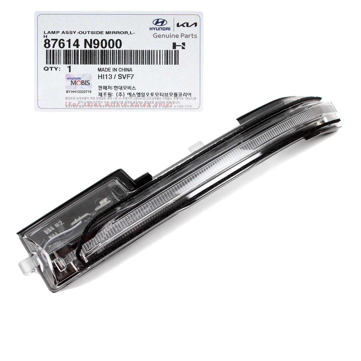 GENUINE Side Mirror Signal Lamp Repeater LEFT for 2022 2023  Hyundai Tucson 87614N9000