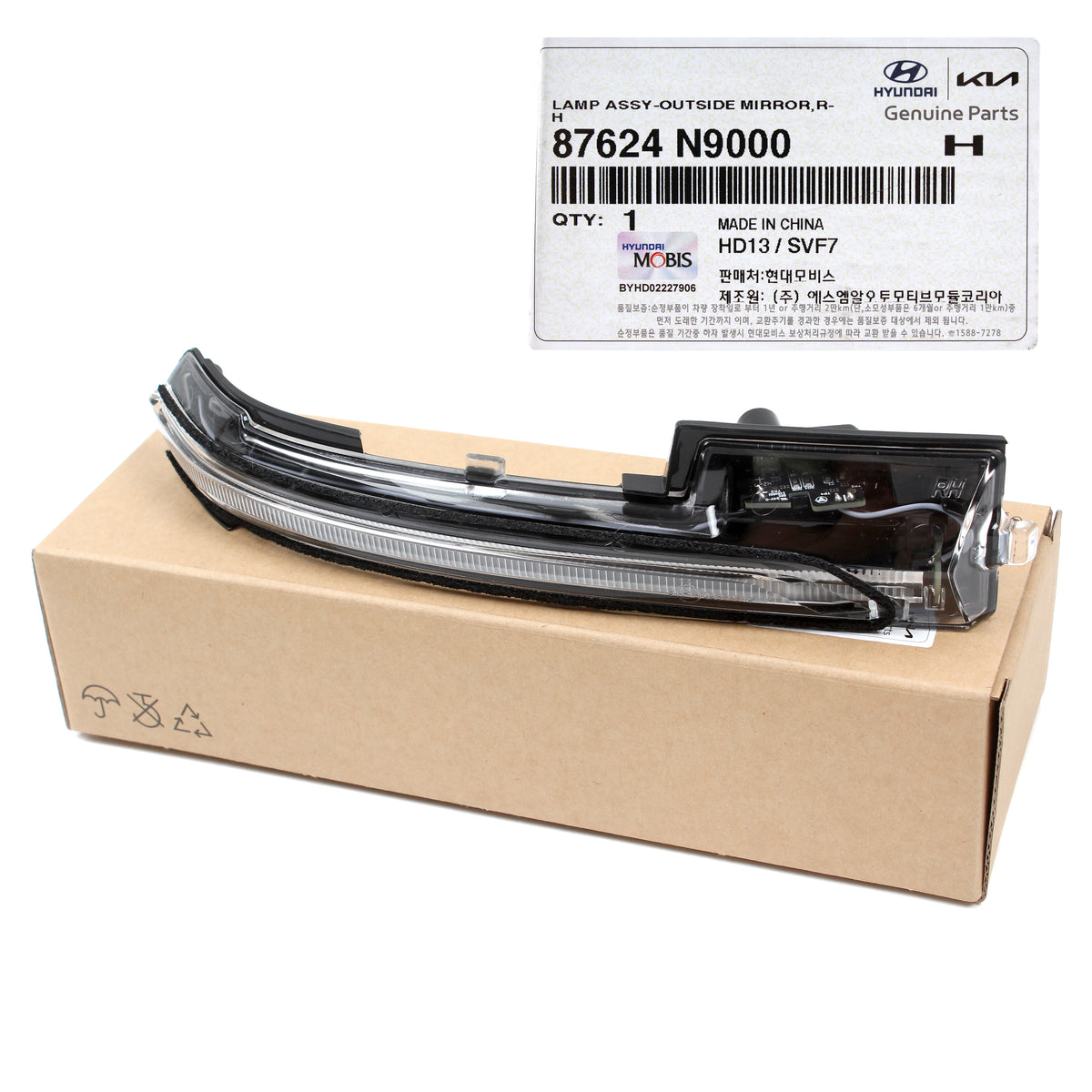 OEM Side Mirror Indicator Light RIGHT for 2022-2023 Hyundai Tucson 87624N9000