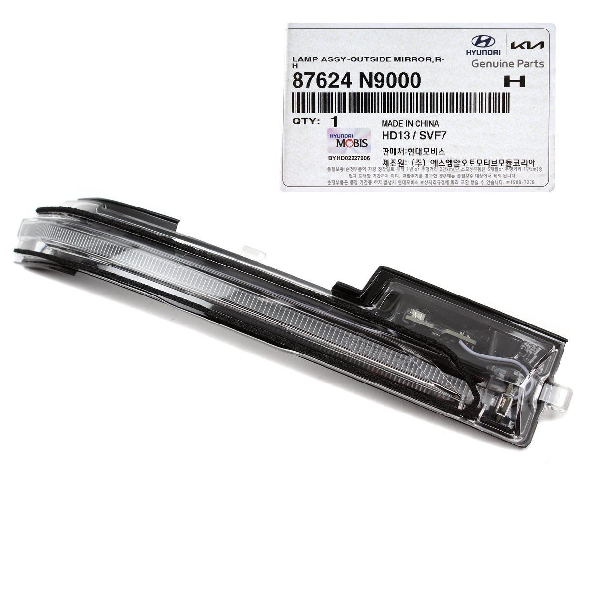 OEM Side Mirror Indicator Light RIGHT for 2022-2023 Hyundai Tucson 87624N9000