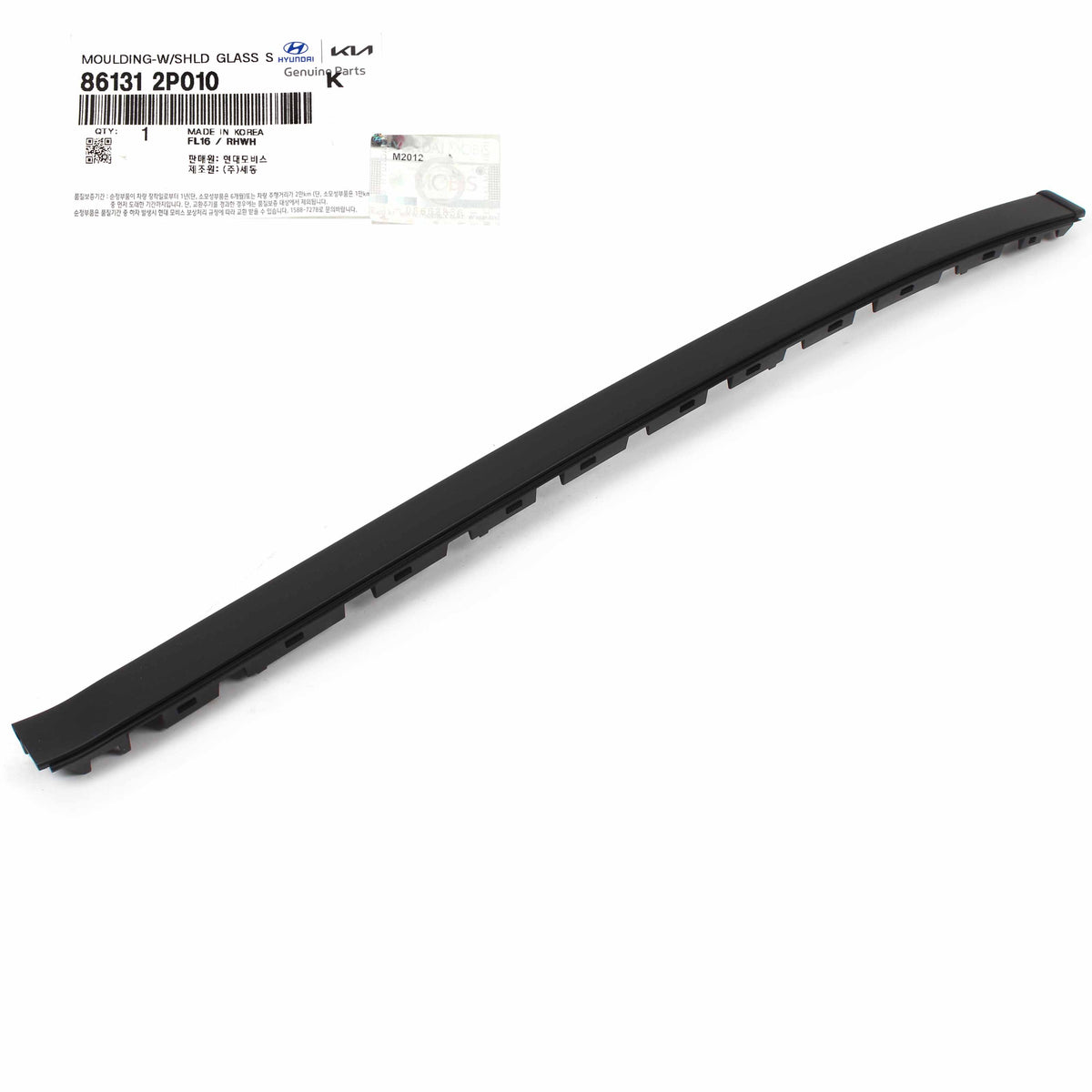 GENUINE Kia Sorento 11-15 for Windshield Trim Molding LEFT DRIVER 86131-2P010