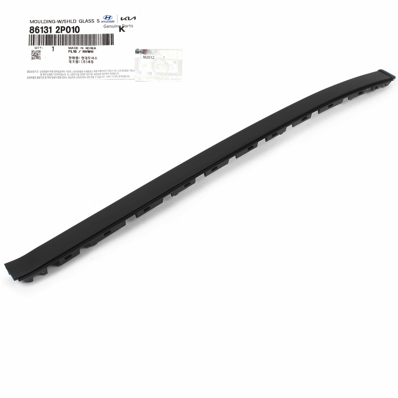 GENUINE Kia Sorento 11-15 for Windshield Trim Molding LEFT DRIVER 86131-2P010