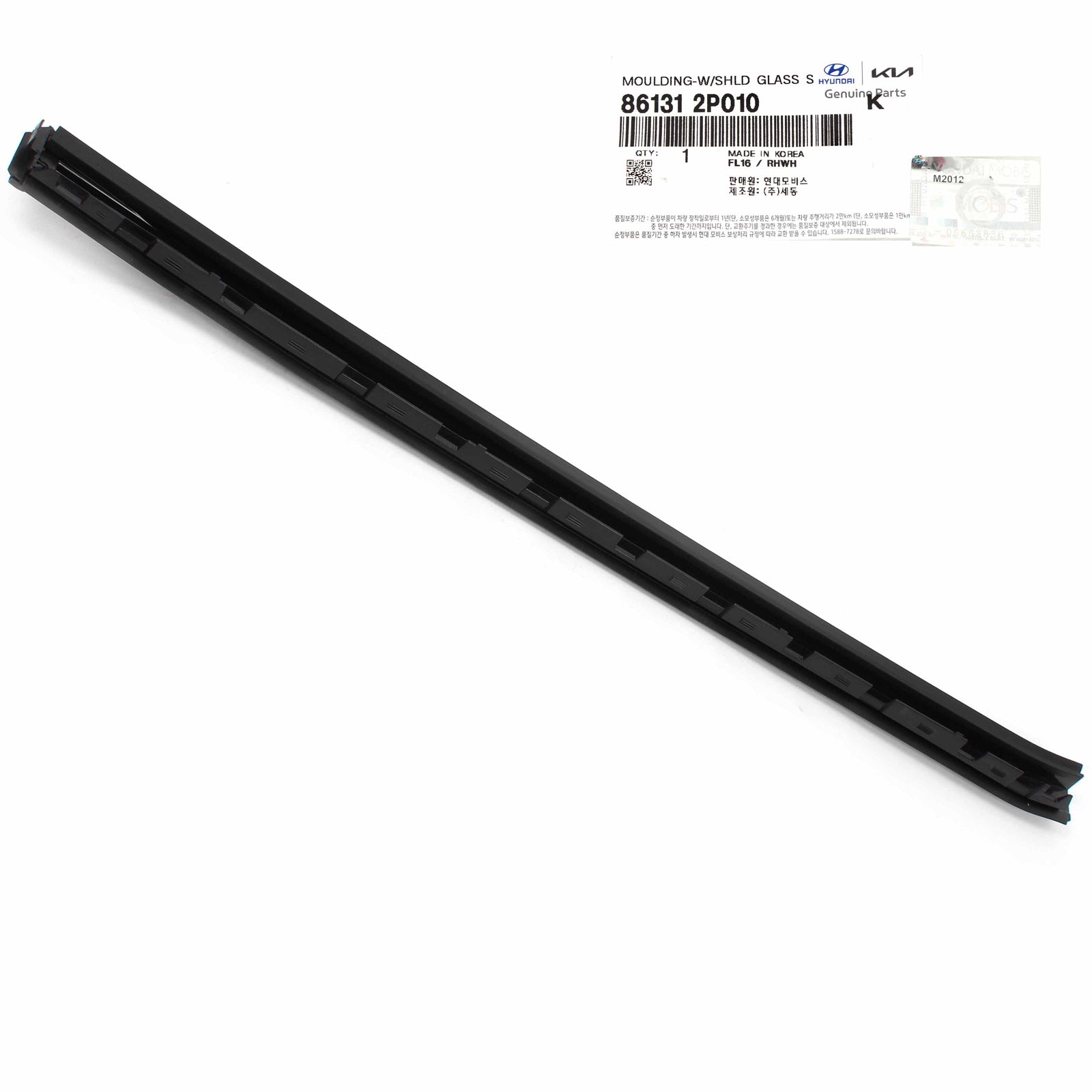 GENUINE Kia Sorento 11-15 for Windshield Trim Molding LEFT DRIVER 86131-2P010