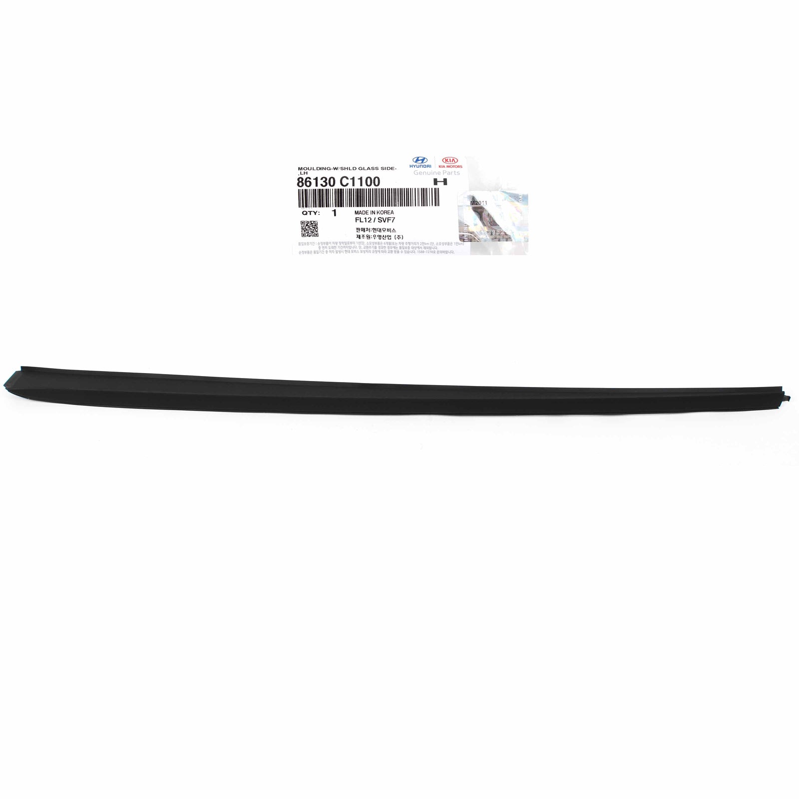 Windshield Pillar Molding FRONT LEFT GENUINE for 15-19 Hyundai Sonata 86130C1100