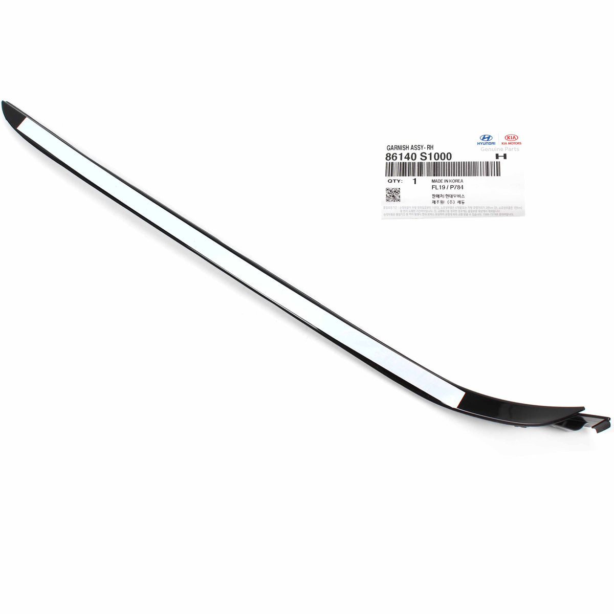 OEM Windshield Pillar Molding FRONT RIGHT for 19-20 Hyundai Santa Fe 86140S1000