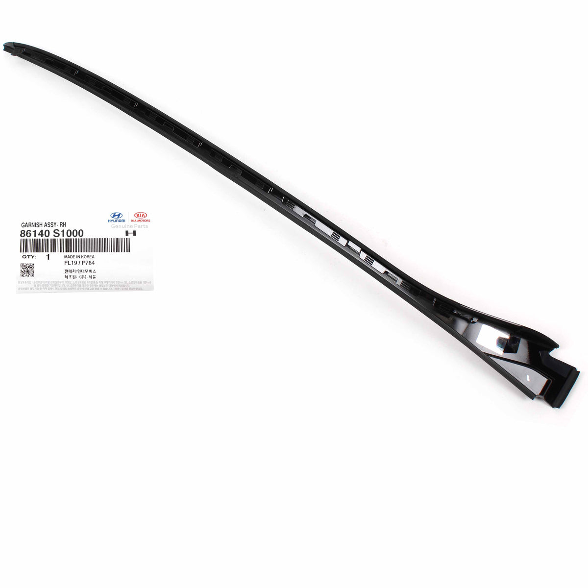 OEM Windshield Pillar Molding FRONT RIGHT for 19-20 Hyundai Santa Fe 86140S1000