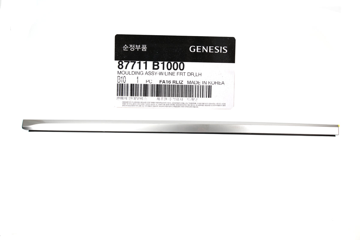 GENUINE Front Door Lower Chrome Molding LEFT for 15-20 GENESIS G80 87711B1000
