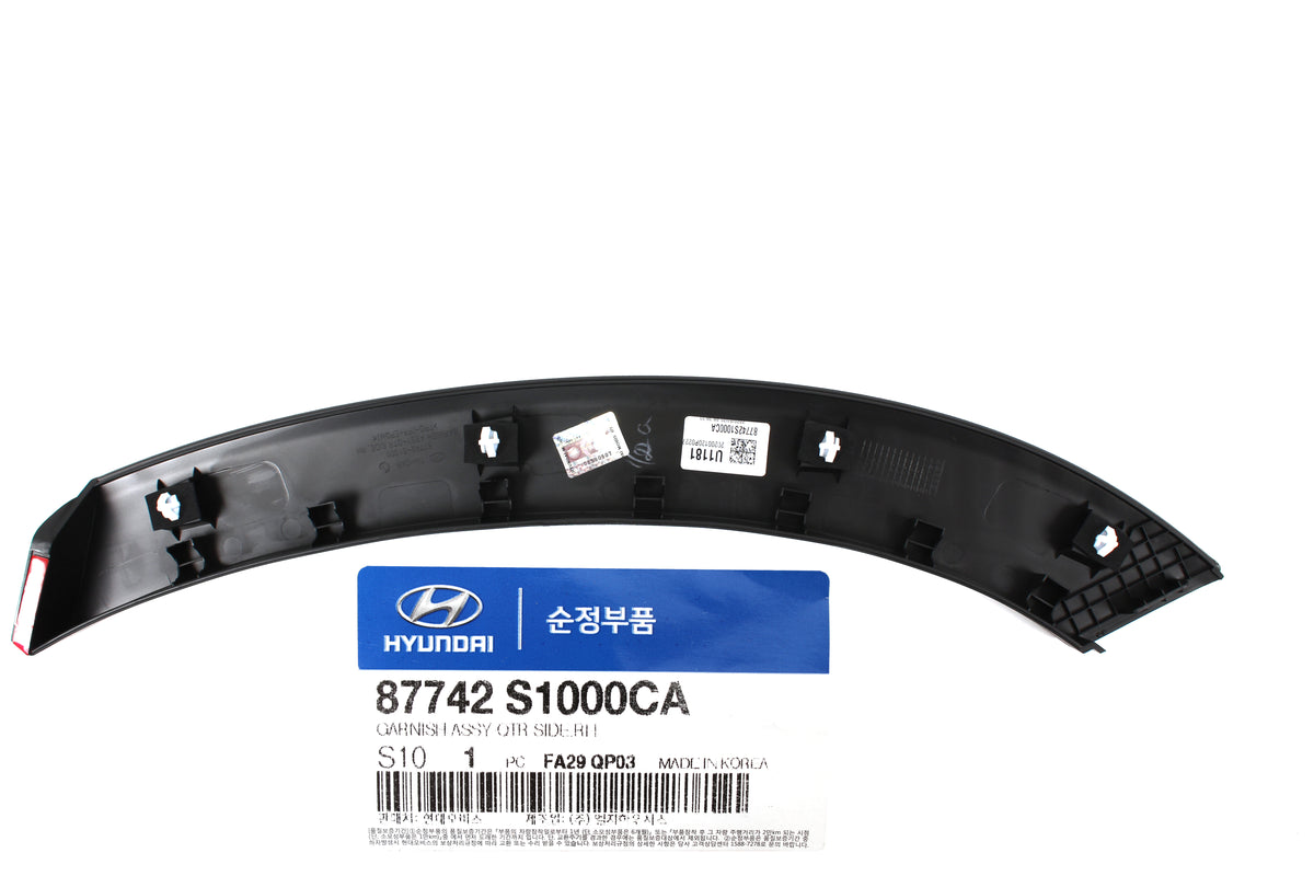 GENUINE Rear Fender Wheel Molding RIGHT for 19-20 Hyundai Santa Fe 87742S2000