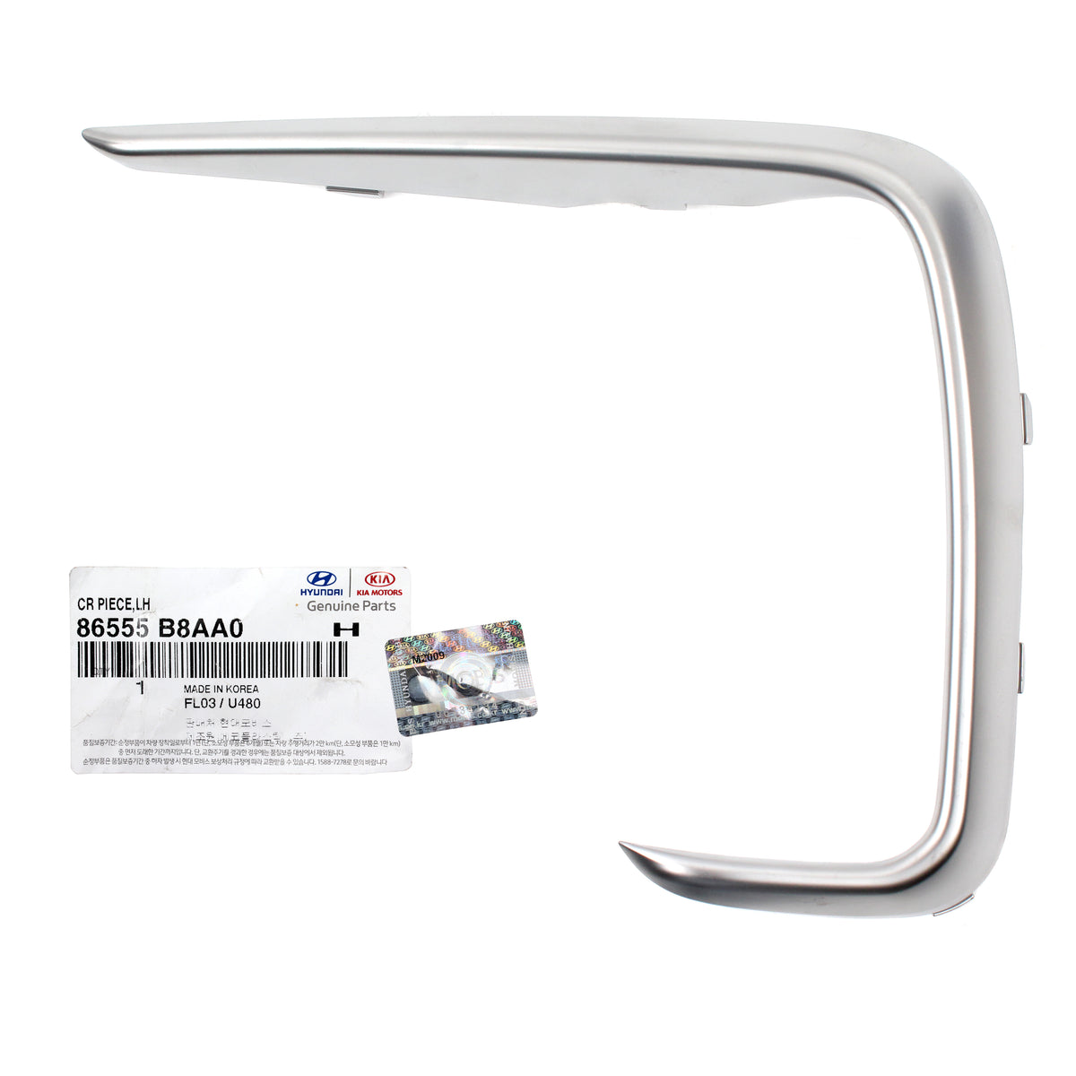 GENUINE Fog Light Cover Bezel &amp; Molding LH RH for 17-19 Santa Fe XL 86564B8AB0