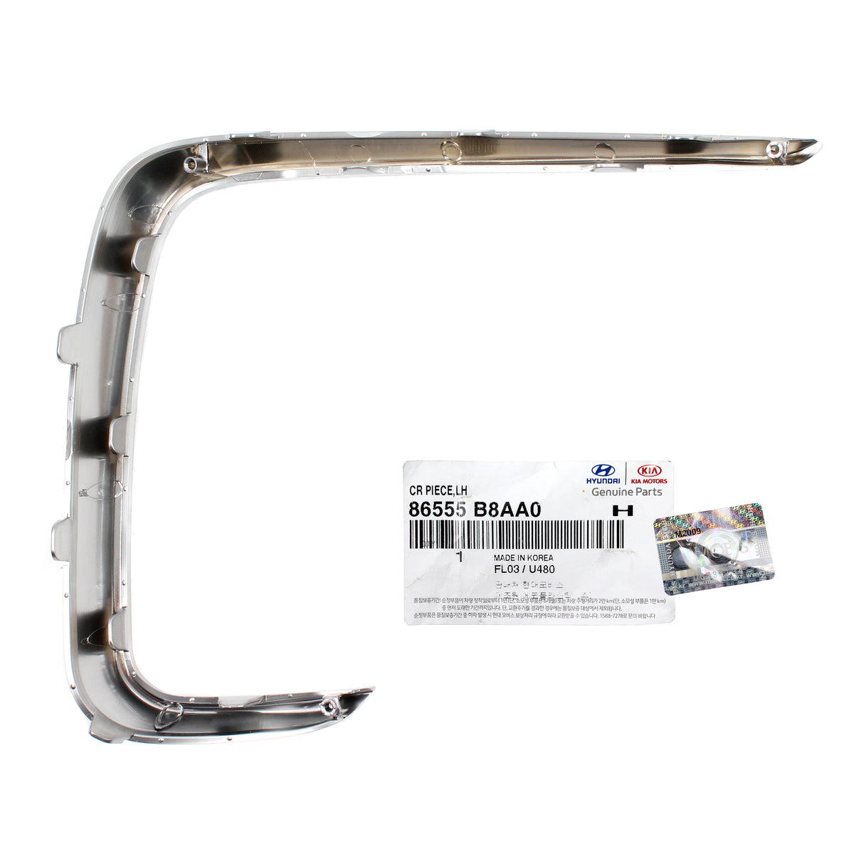 GENUINE Fog Light Cover Bezel &amp; Molding LH RH for 17-19 Santa Fe XL 86564B8AB0