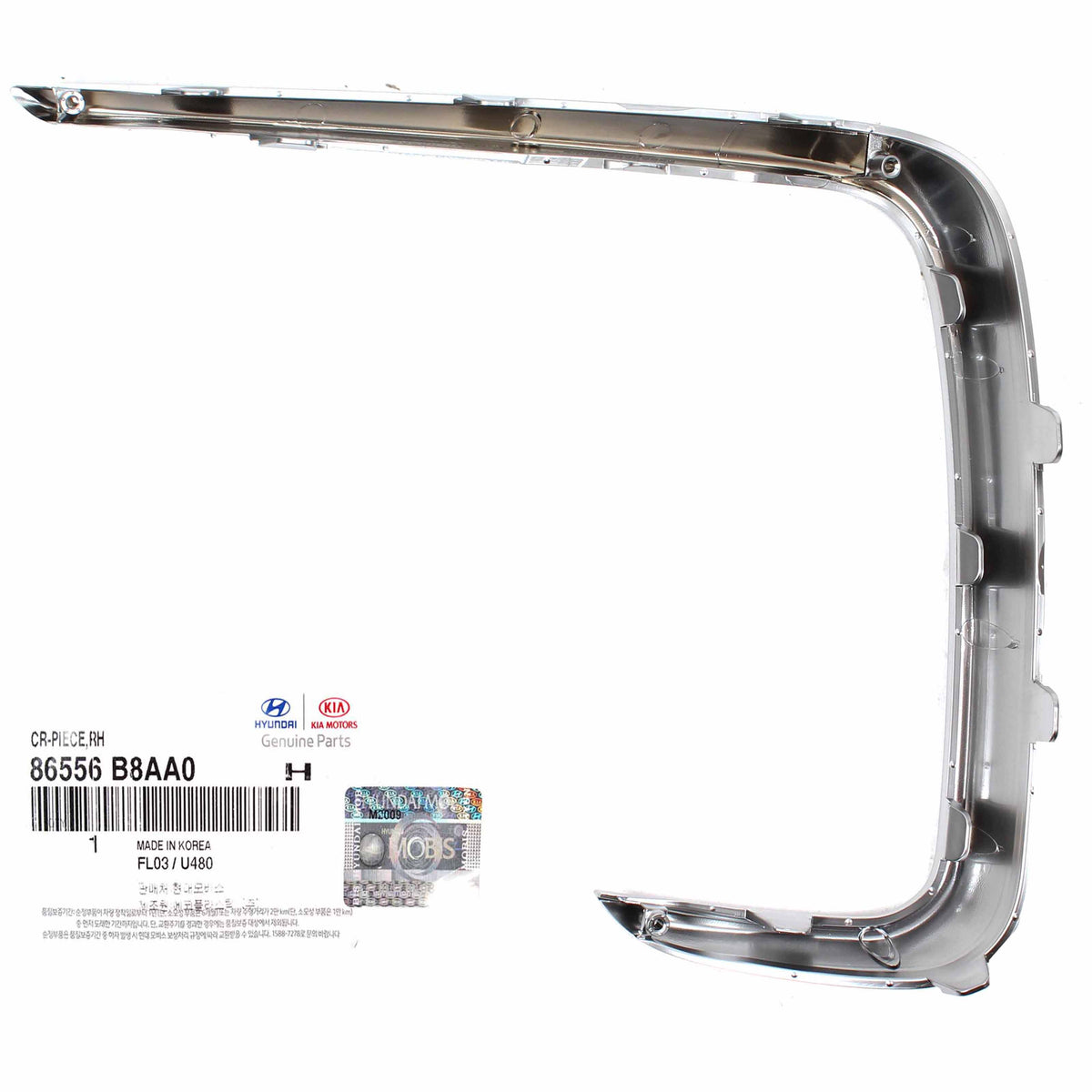 GENUINE Fog Light Cover Bezel &amp; Molding RIGHT for 17-19 Santa Fe XL 86564B8AB0