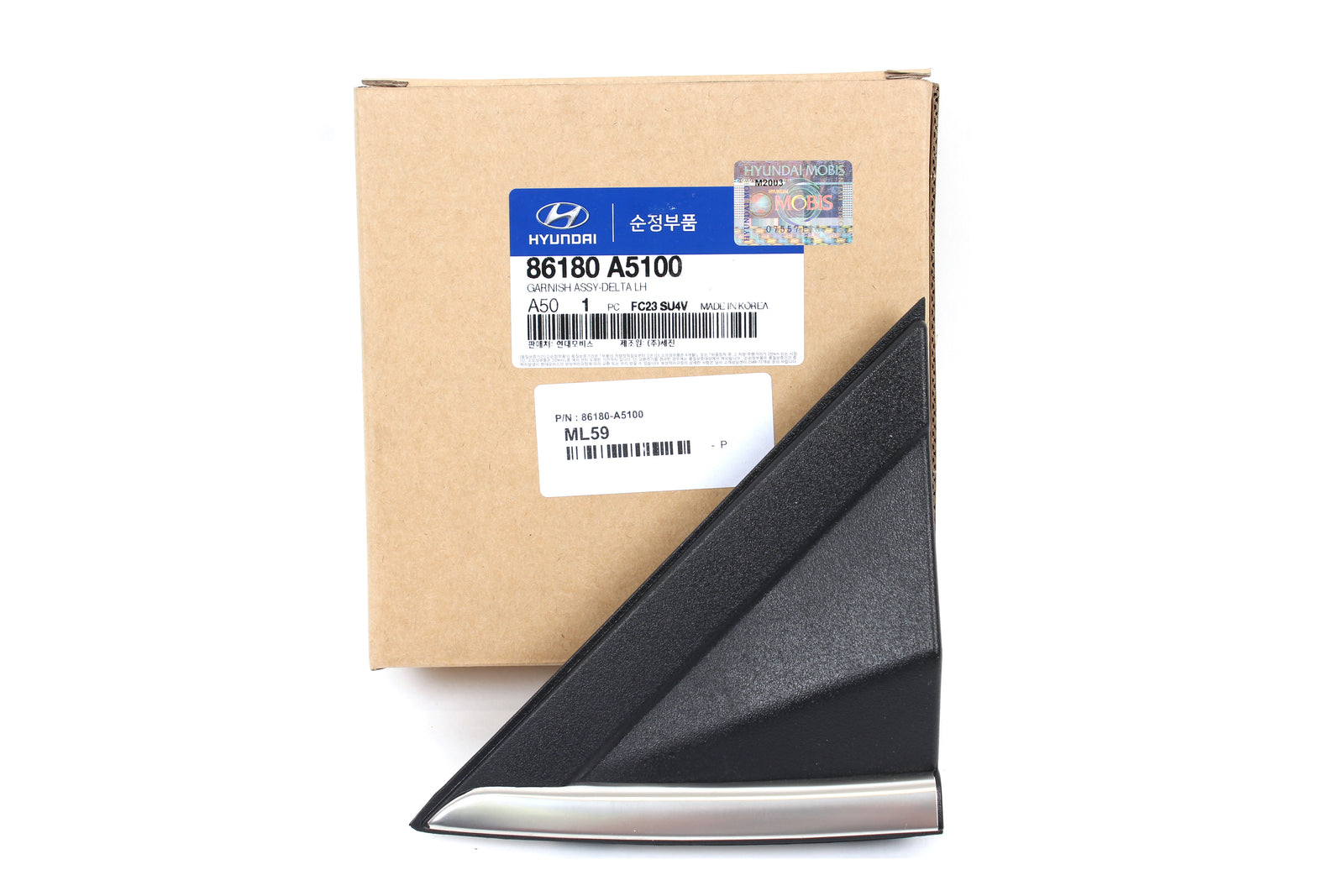 GENUINE Fender Pillar Molding LEFT for 13-17 Hyundai Elantra GT 86180A5100