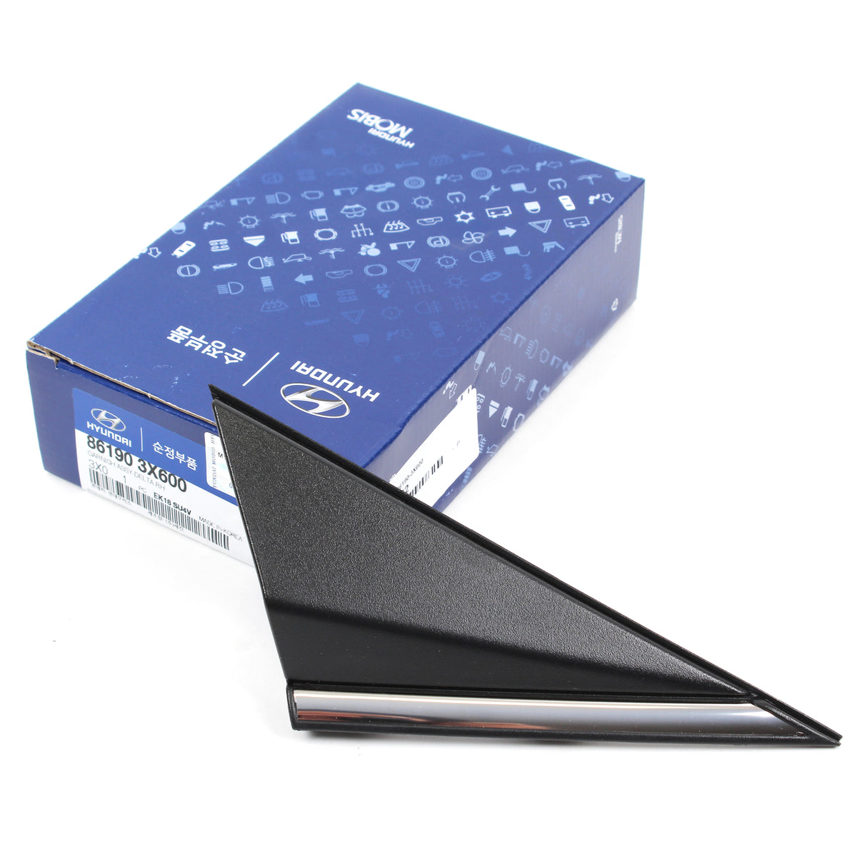 GENUINE Fender Pillar Molding RIGHT RH for 14-16 Hyundai Elantra 861903X600