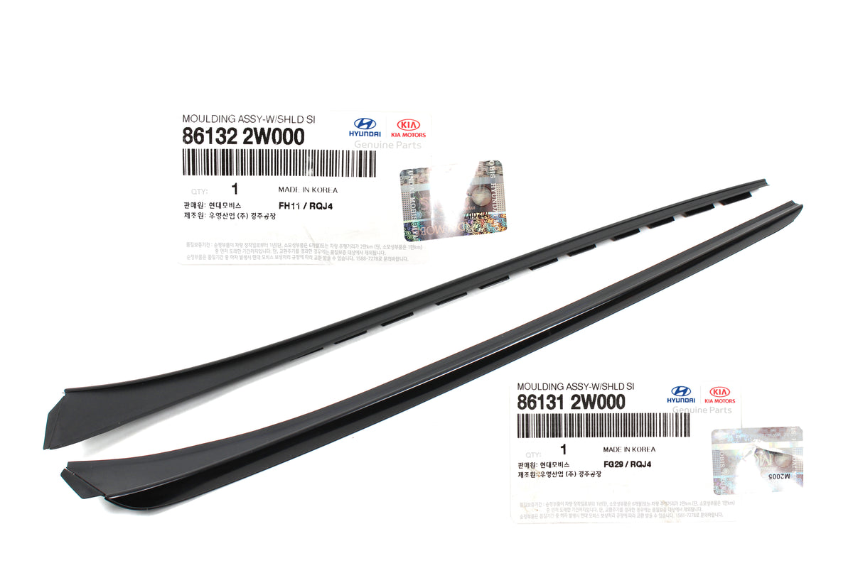OEM Windshield Pillar Molding LH &amp; RH for 13-19 Hyundai Santa Fe 861312W000