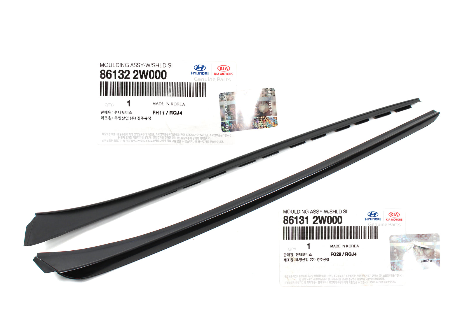 OEM Windshield Pillar Molding LH & RH for 13-19 Hyundai Santa Fe 861312W000