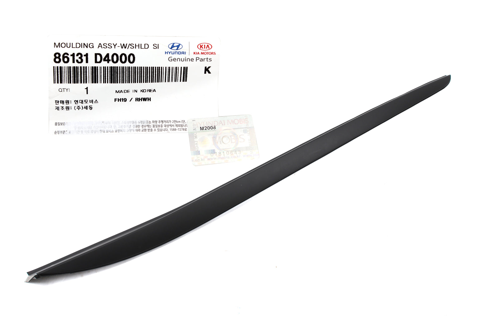 GENUINE Windshield Pillar Molding LEFT & RIGHT for 16-20 Kia Optima 86132D4000