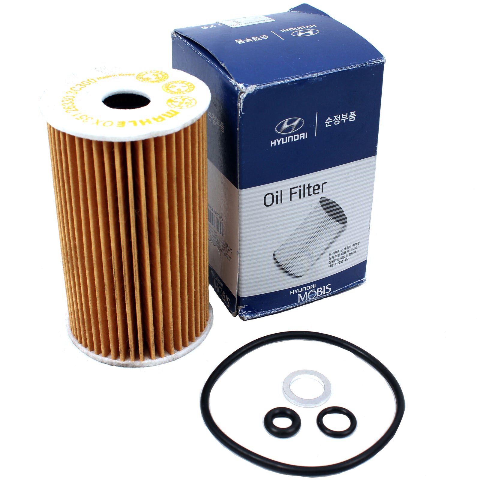 GENUINE Oil Filter for 07-17 Equus Genesis Sonata Veracruz Sorento 263203C30A