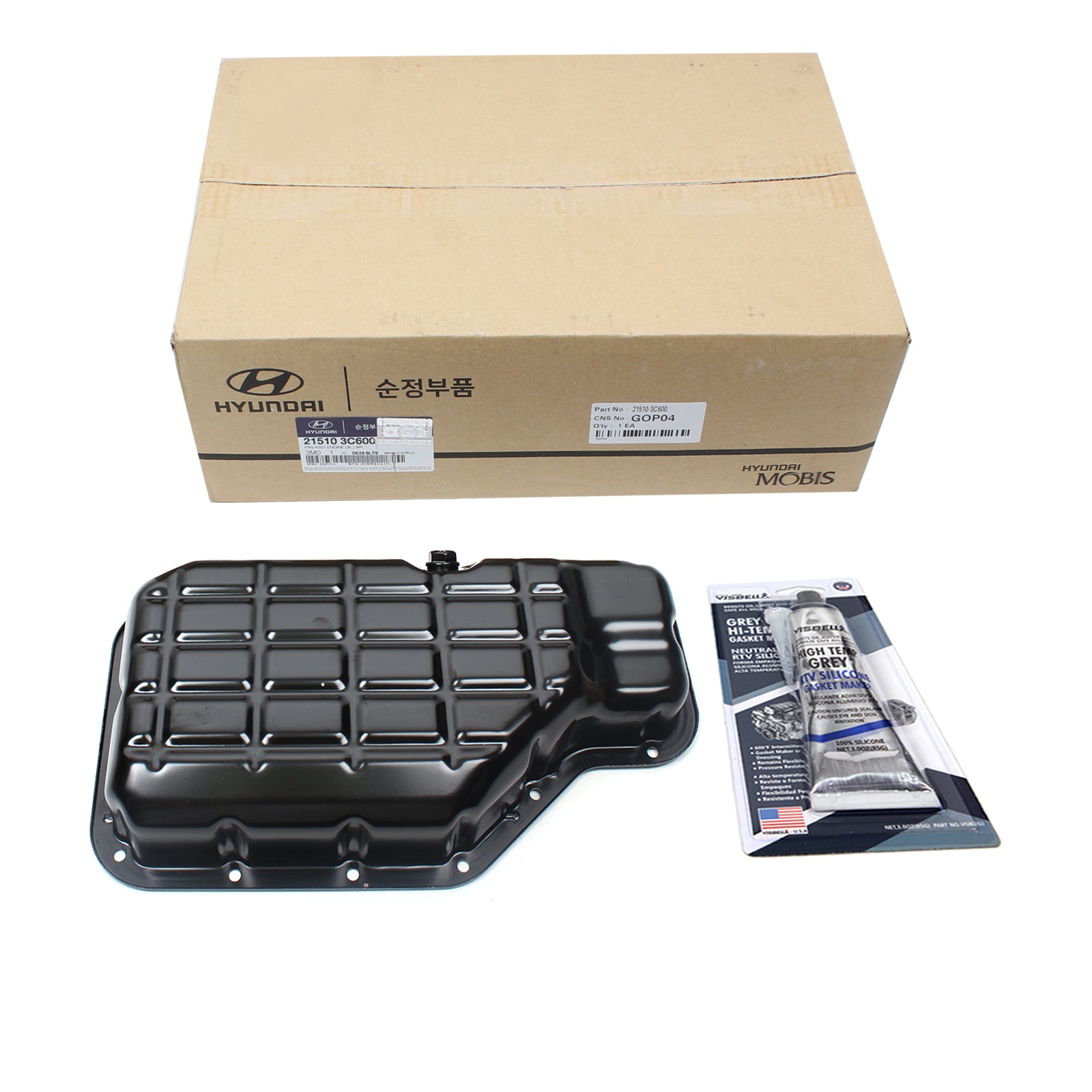 GENUINE Engine Oil Pan for 08-14 Hyundai Genesis Kia Borrego Sorento 215103C600