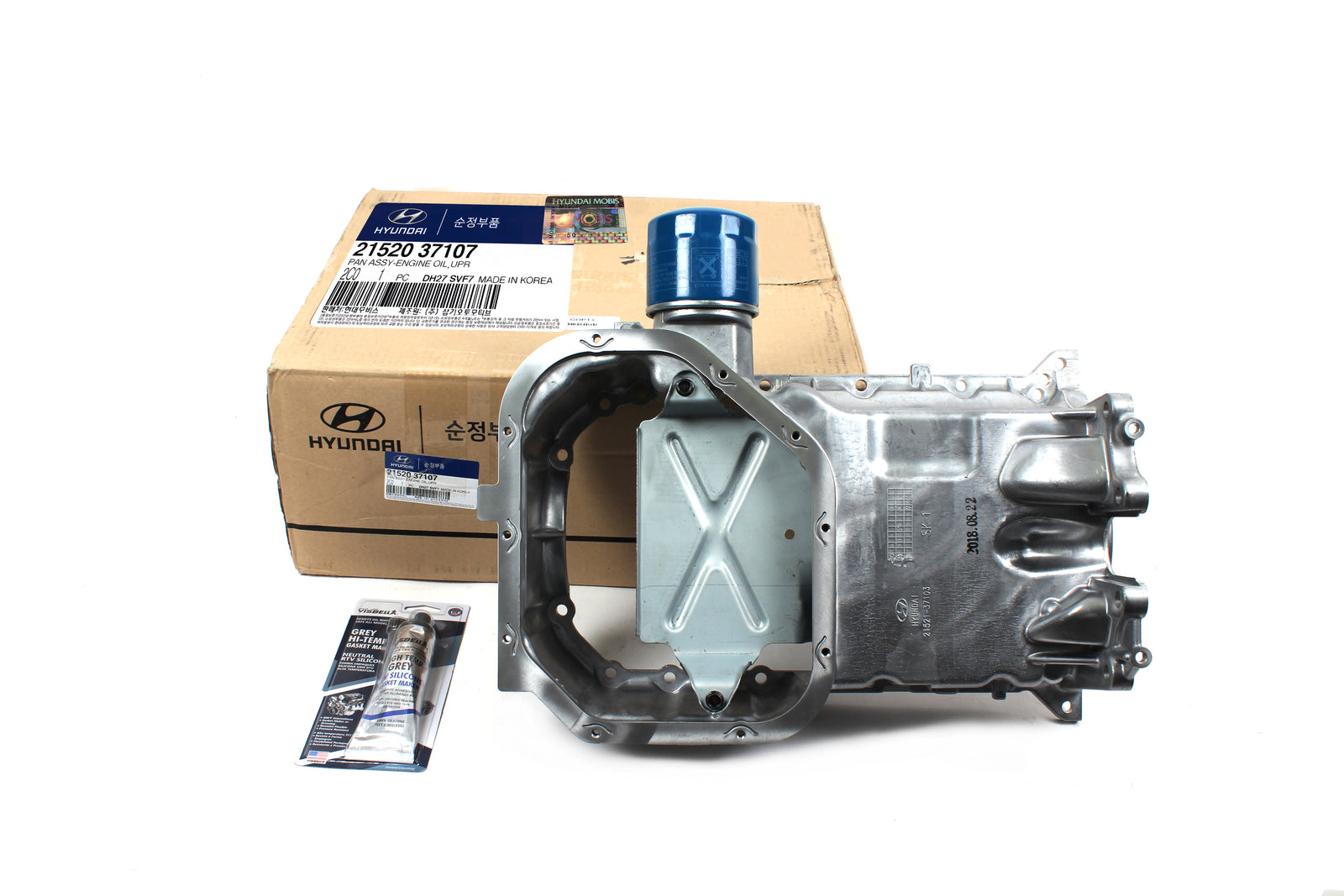 GENUINE Engine Oil Pan Upper for Tiburon Tucson Sportage 2.7L 2152037107