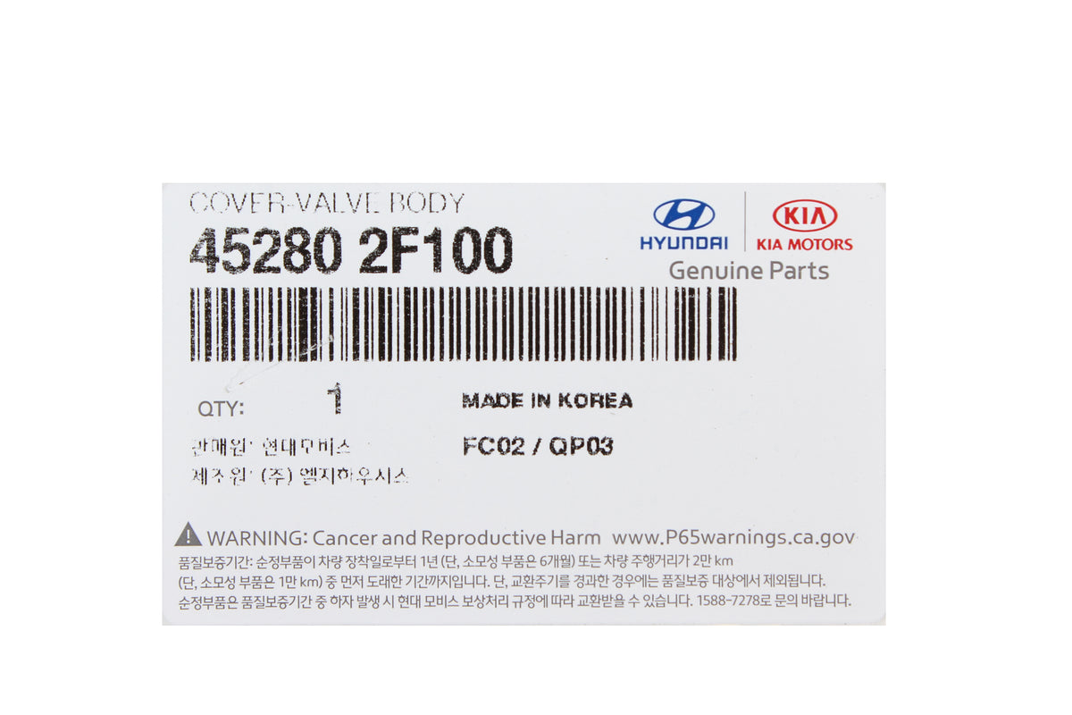 GENUINE Transmission Oil Pan for 2017 2018 Kia Forte 2.0L 452802F100