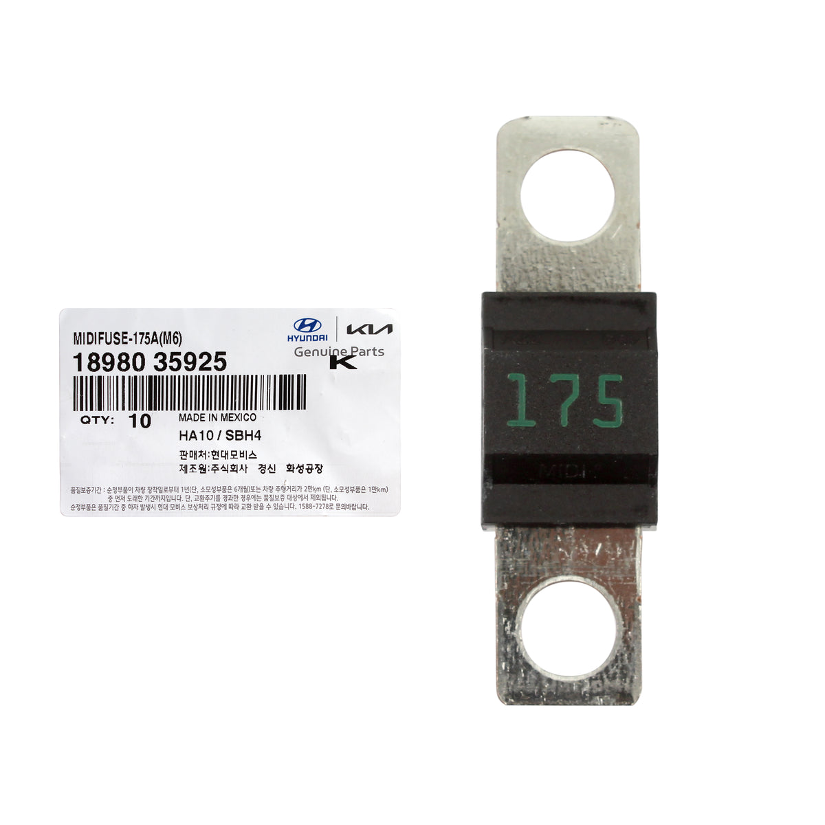 GENUINE Midifuse 175 AMP M6 for 20112012 Kia Sorento 1898035925