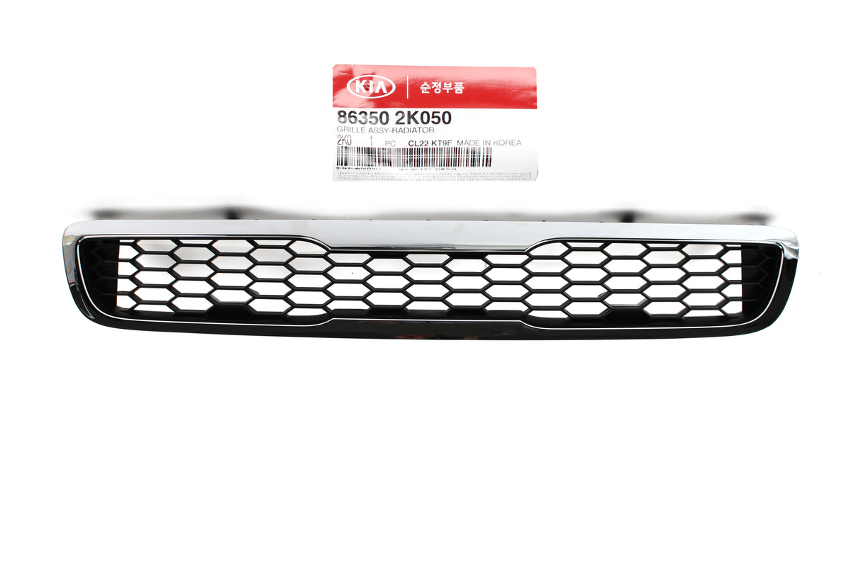 GENUINE FRONT Upper Bumper Grille for 2010-2011 Kia Soul OEM 863502K050