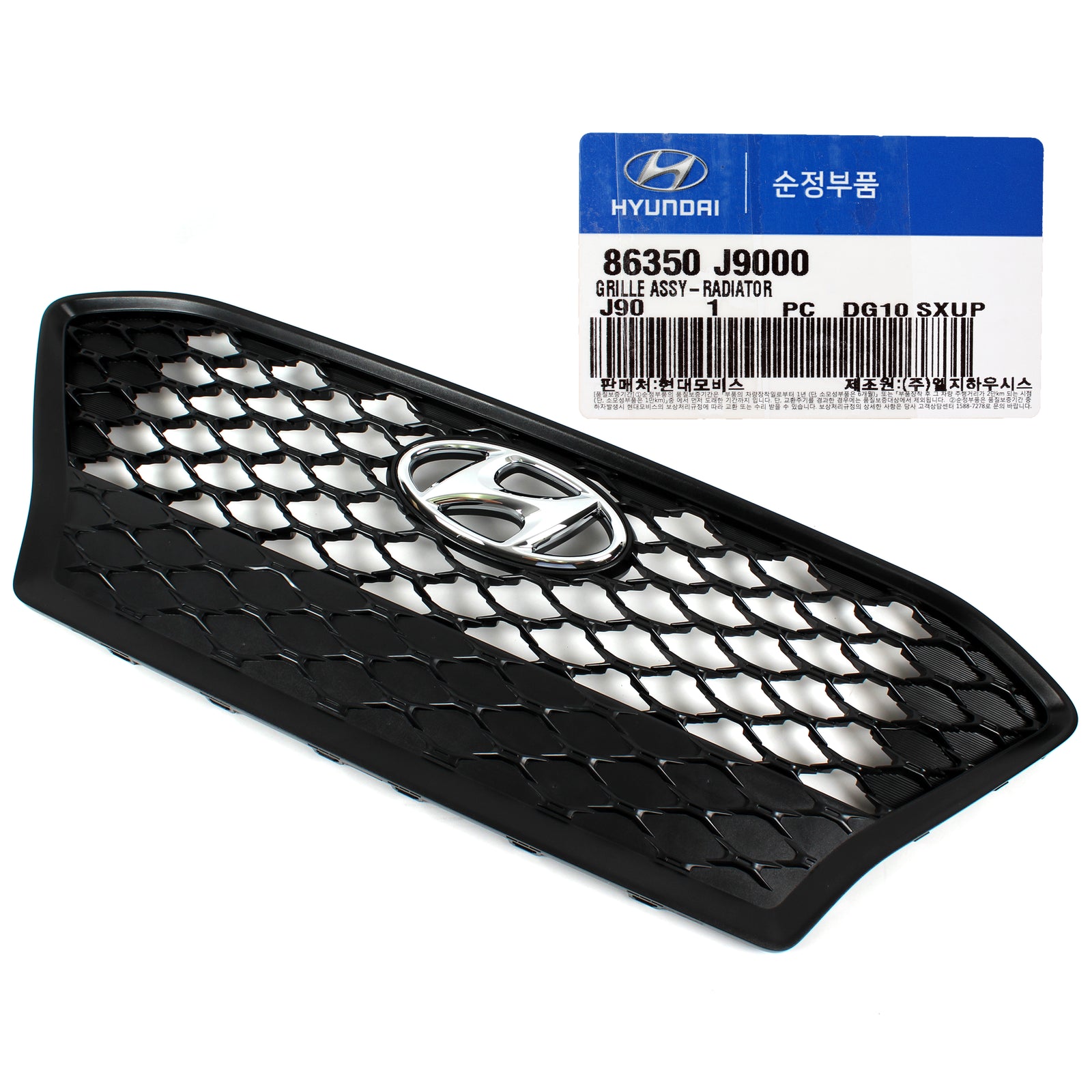 GENUINE Radiator Bumper Grille BLACK for 18-21 Hyundai Kona OEM 86350J9000