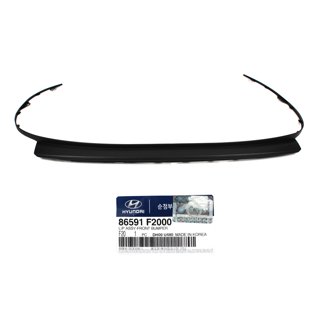 GENUINE Front Bumper Grille Lower Deflector for 17-18 Hyundai Elantra 86591F2000