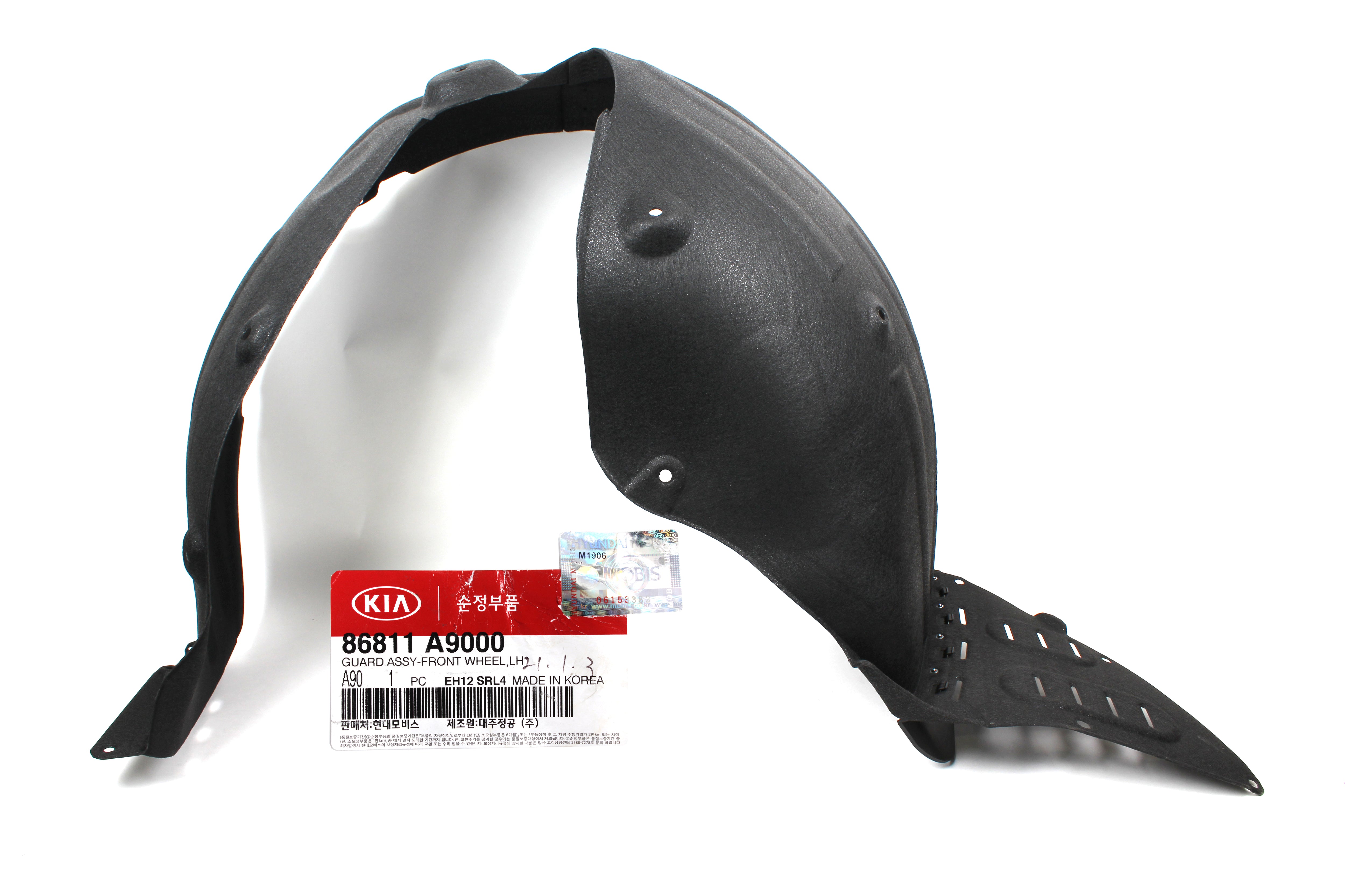 Front Driver Side Fender Liner For 2015-2021 Kia Sedona - Direct Fit Replacement