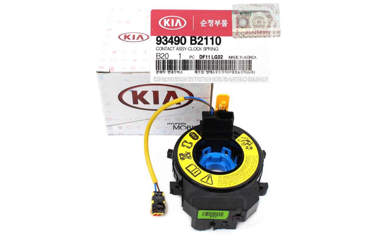 GENUINE Air Bag Clock Spring 14ch for 15-17 Hyundai Veloster OEM 93490B2110