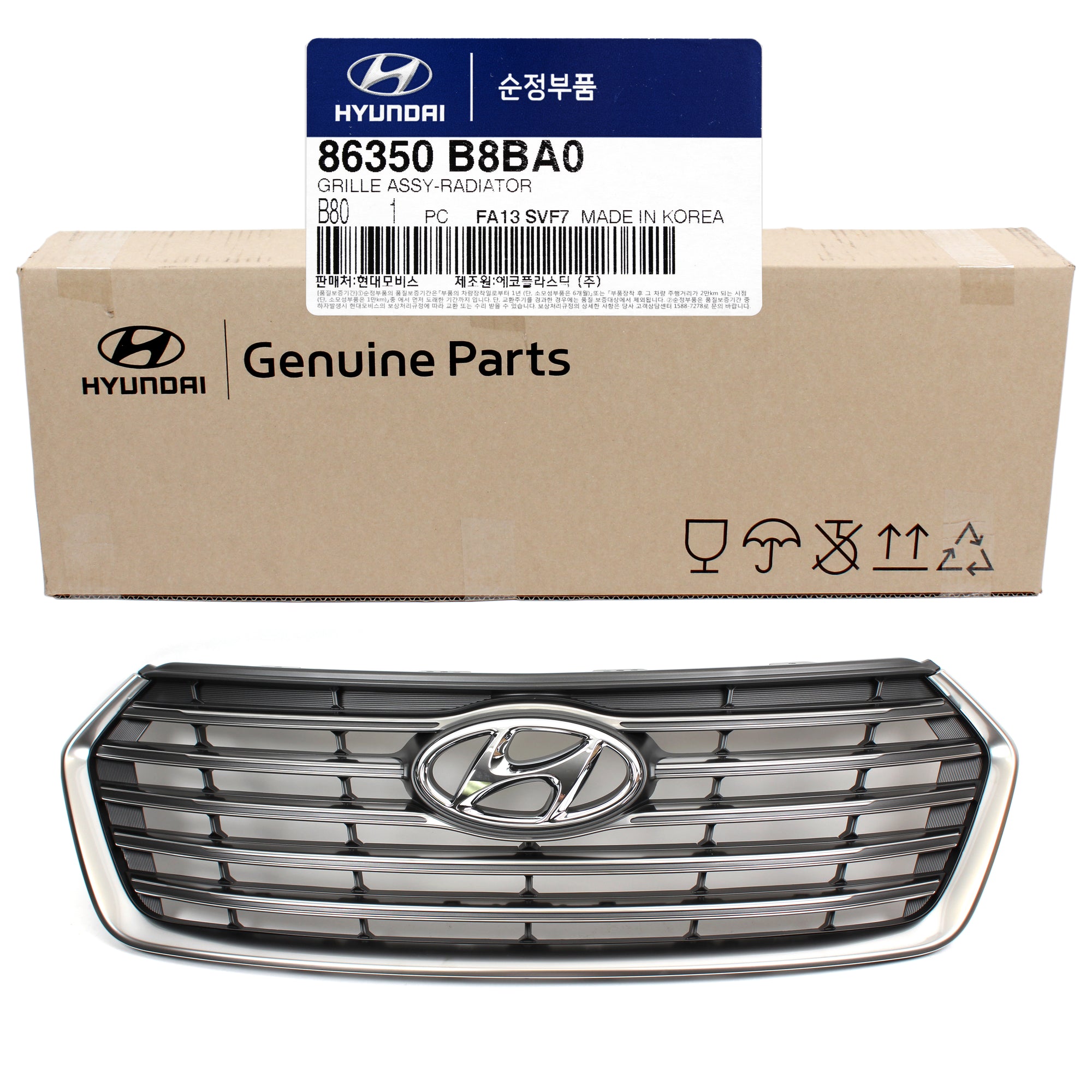 GENUINE Radiator Grille for 2017-2019 Hyundai Santa Fe XL 86350B8BA0